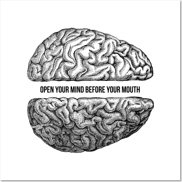 Open your mind Wall Art by BRAVE CREATION